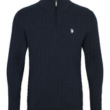 Romeo Half-zip Cable Knit