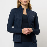 Kira Full-Zip Workout Blouse