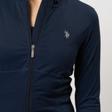 Kira Full-Zip Workout Blouse