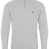 UMAmir Half-zip Cable Knit