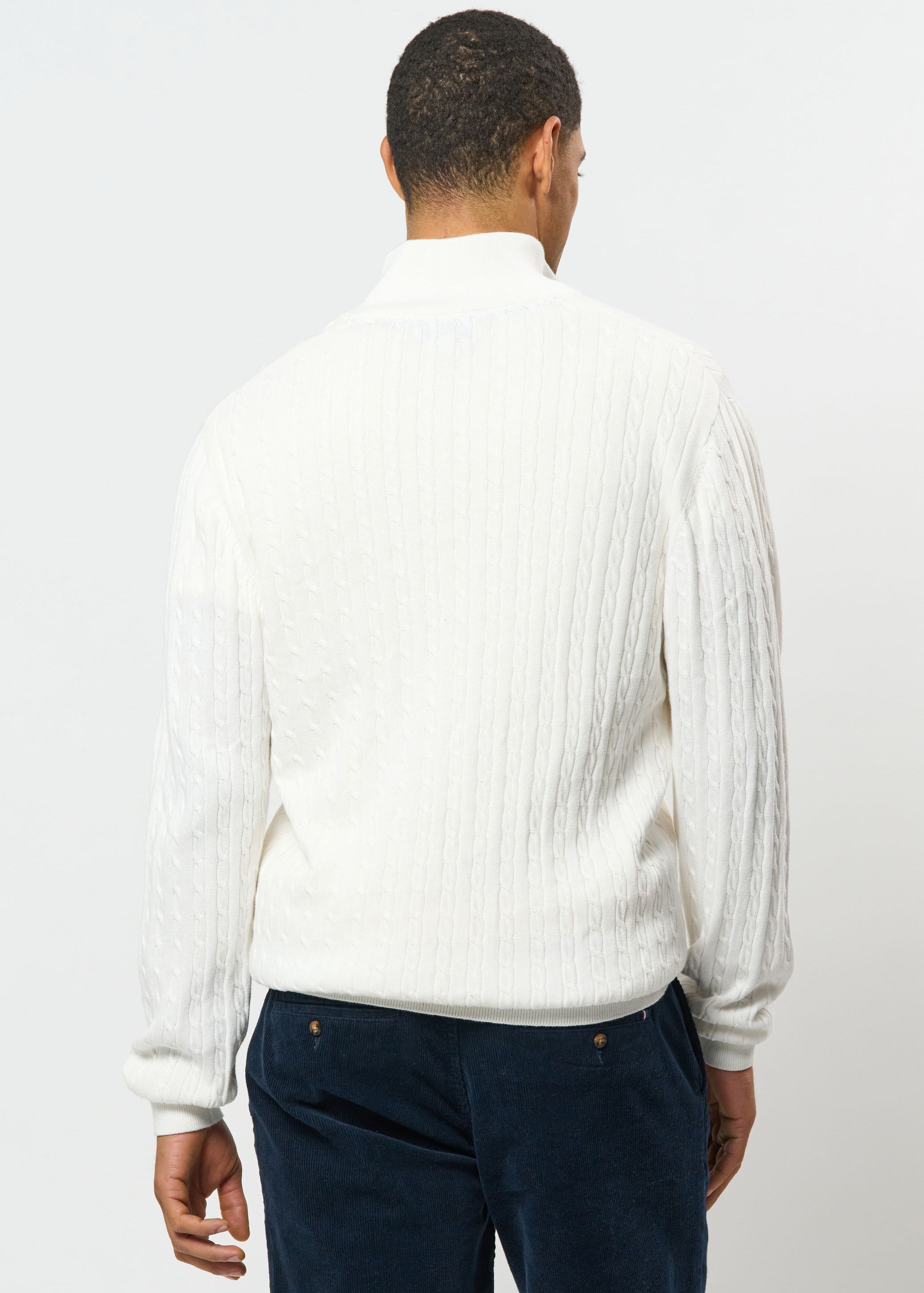 UMRomeo Half-zip Cable Knit