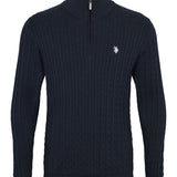 UMAmir Half-zip Cable Knit