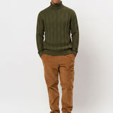 UMDashe Turtleneck Cable Knit