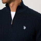 Romeo Half-zip Cable Knit