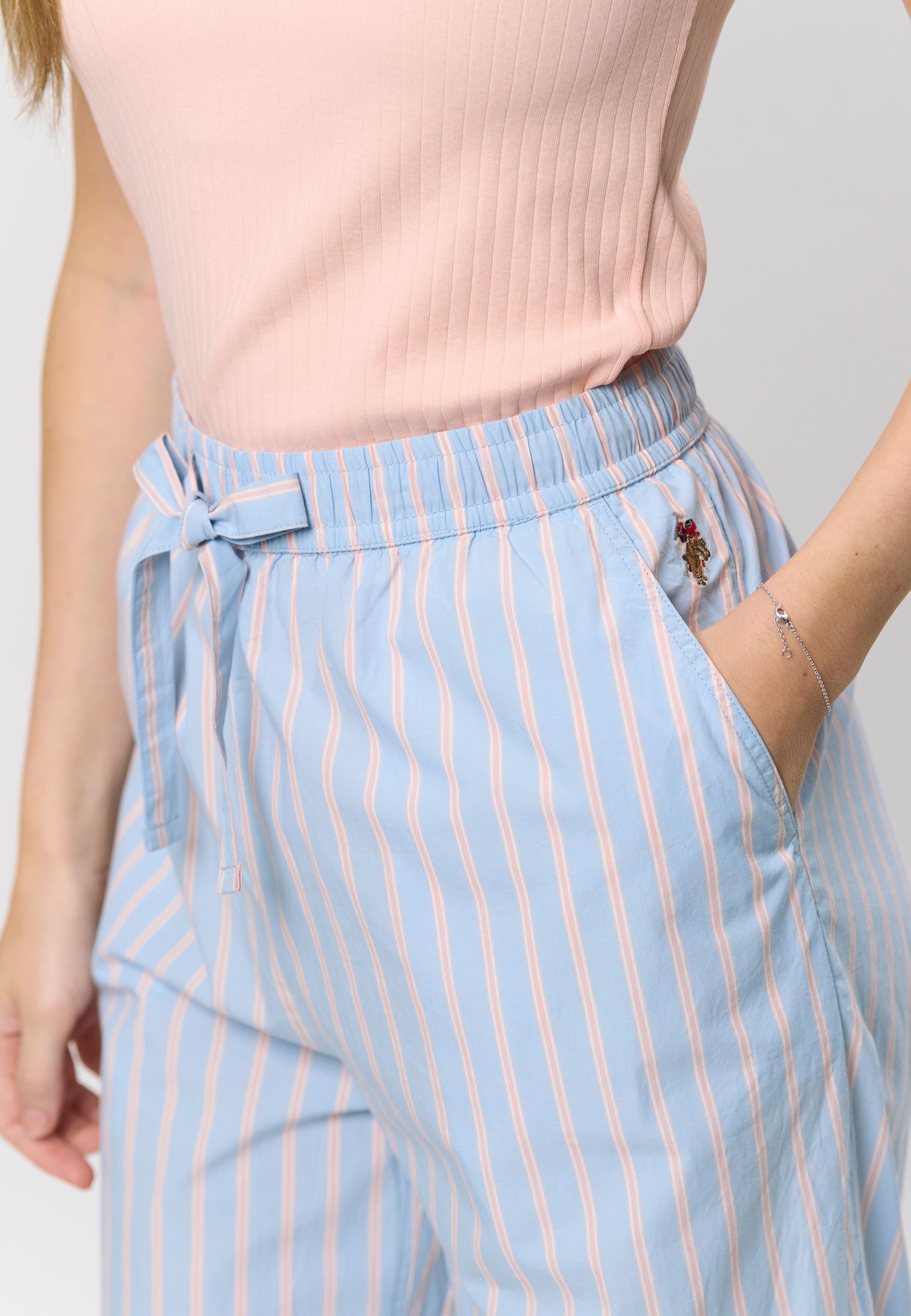 UWMira Pull Up Striped Pants