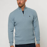 Romeo Half-zip Cable Knit