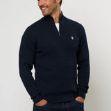 Romeo Half-zip Cable Knit